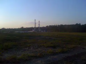 The gas in the Haynesville is so abundant, the drilling company was able to use side-by-side rigs.